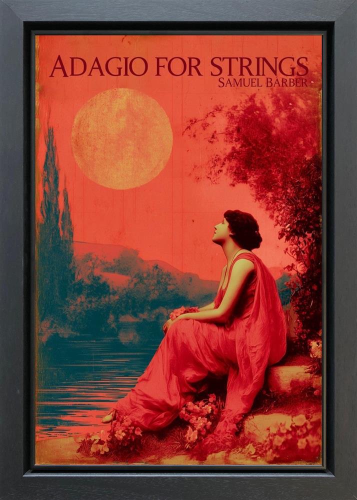 Linda Charles - 'Adagio For Strings - ReImagined' - Framed Original Artwork