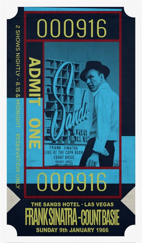 Linda Charles - 'Admit One - 000916' - Framed Original Artwork