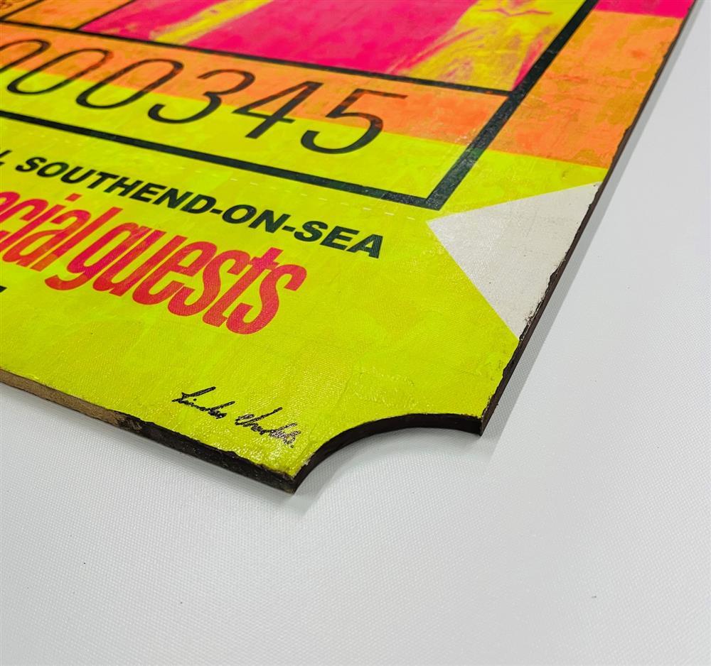 Linda Charles - 'Admit One - 0345' - Framed Original Artwork