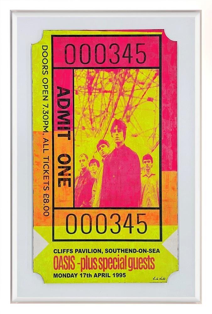 Linda Charles - 'Admit One - 0345' - Framed Original Artwork