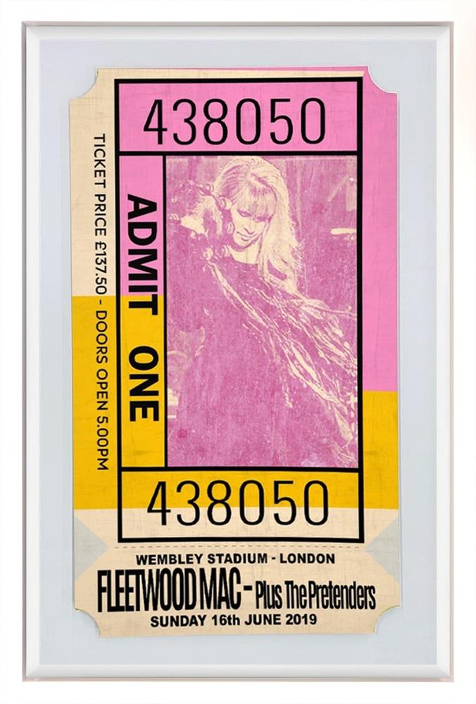 Linda Charles - 'Admit One - 438050' - Framed Original Artwork