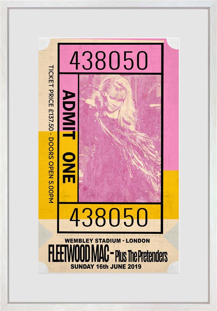 Linda Charles - 'Admit One - Fleetwood Mac ' - Framed Limited Edition