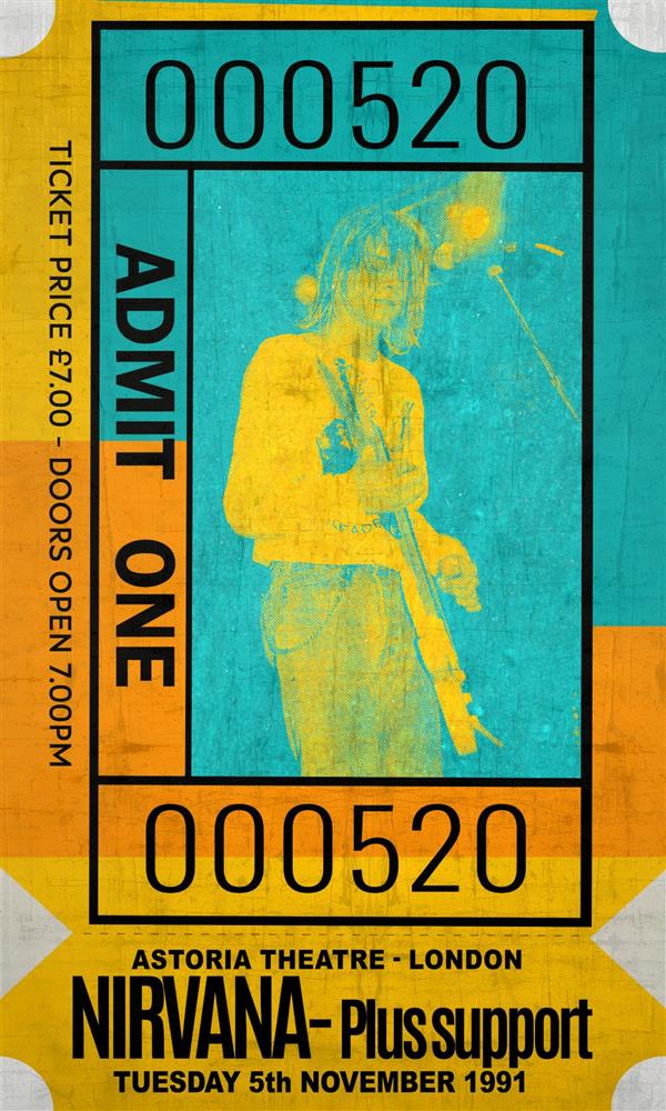 Linda Charles - 'Admit One - Nirvana' - Framed Limited Edition