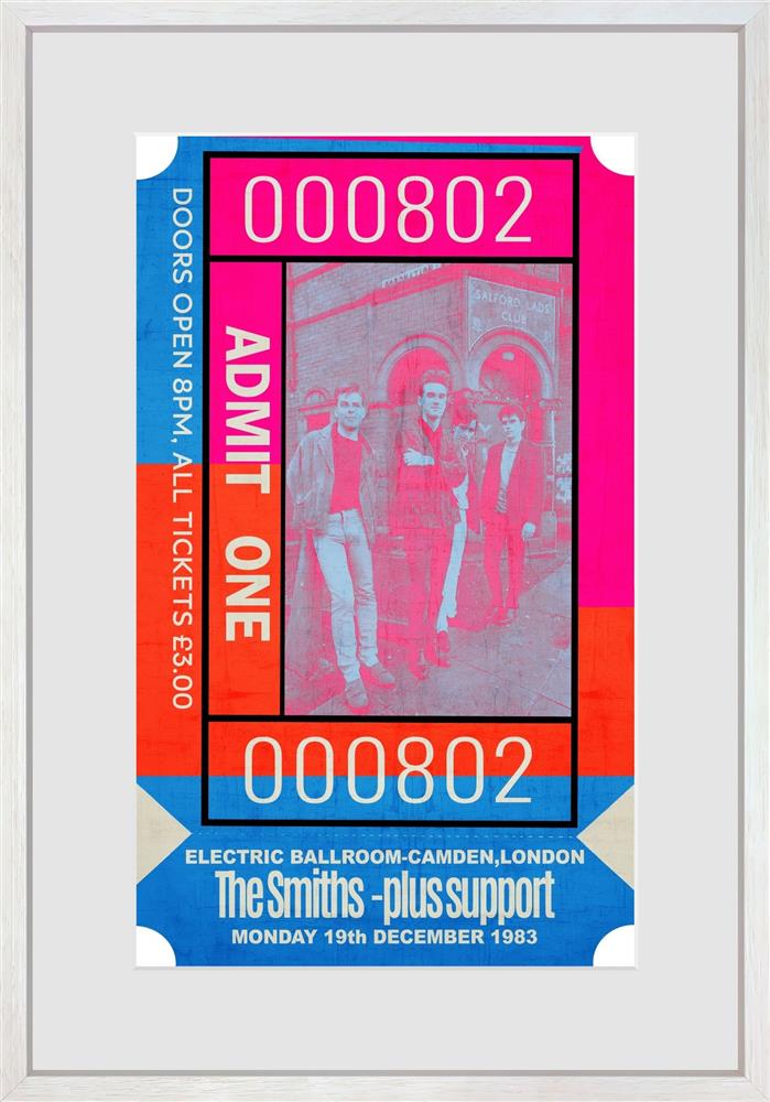 Linda Charles - 'Admit One - The Smiths' - Framed Limited Edition