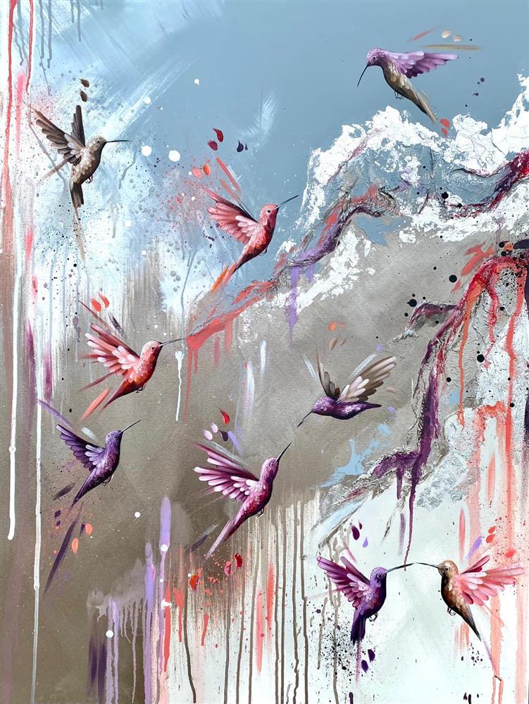 Mellisuga- 'Aerial Elegance' - Framed Original Artwork