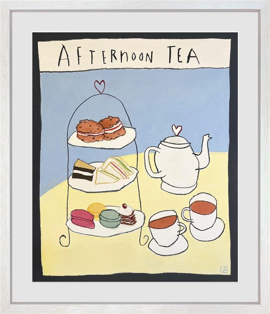 Michael Abrams - 'Afternoon Tea' - Framed Original Art