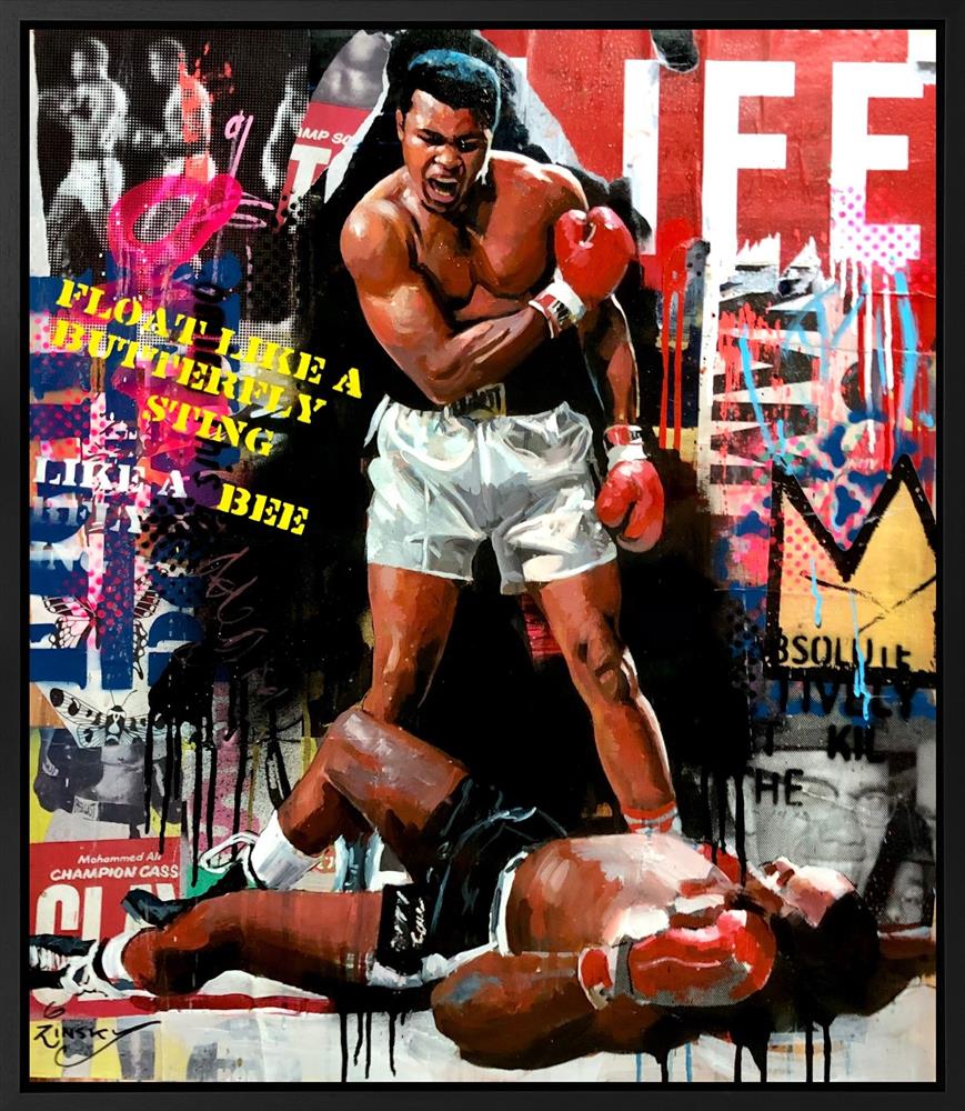 Zinsky - 'Ali Vs Liston' - Framed Original Artwork