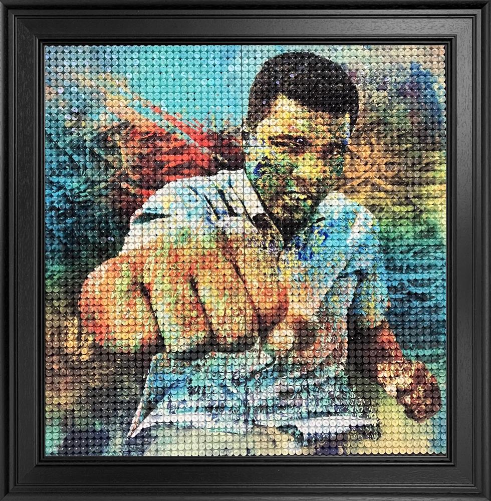 Sannib - 'Alim- Shimmerdisc' - Framed Original Artwork