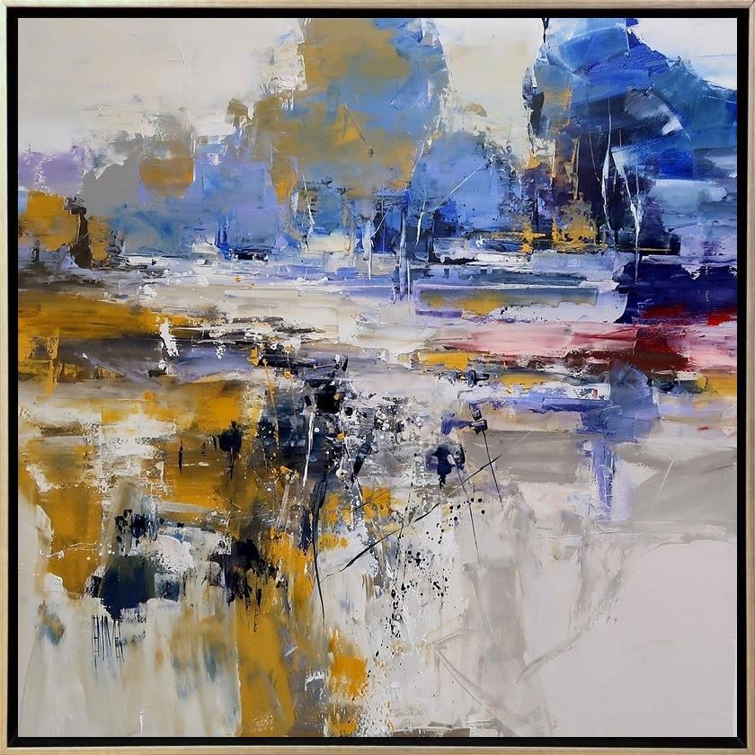 Hervé Lenouvel  'Along The River's Edge' - Framed Original Artwork