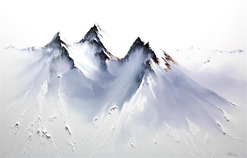 Bozhena Fuchs- 'Alpine Dreams' - Framed Original Artwork