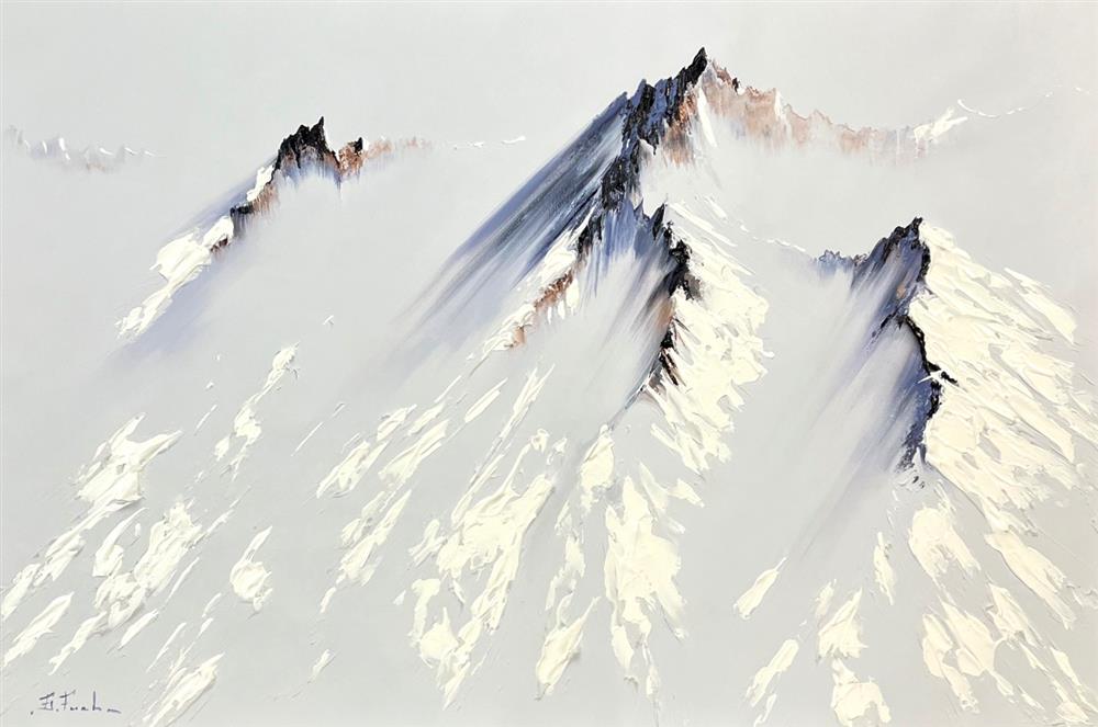 Bozhena Fuchs- 'Alpine Riverie' - Framed Limited Edition