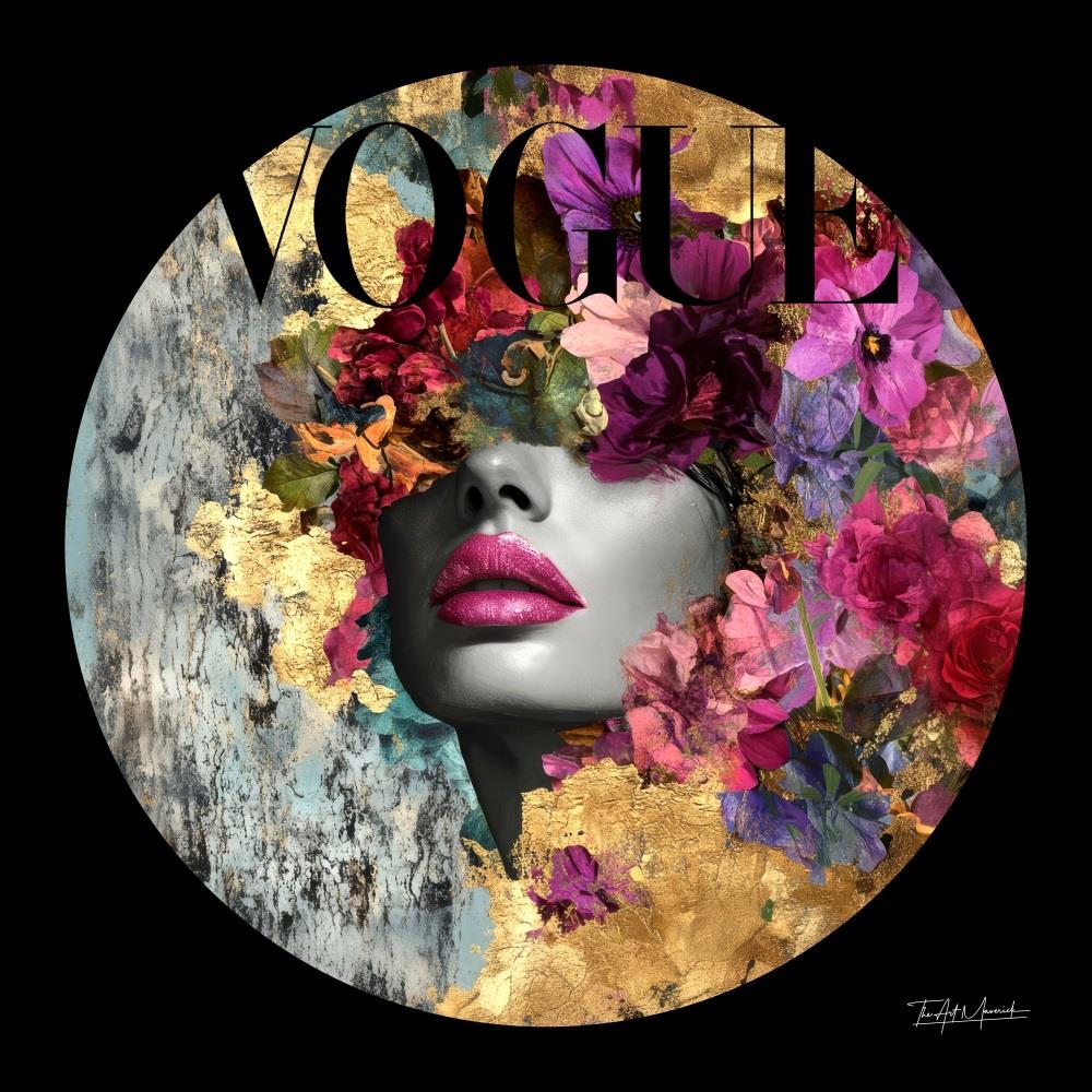 The Art Maverick - 'Amara - Gilded Glass' -  Framed Edition