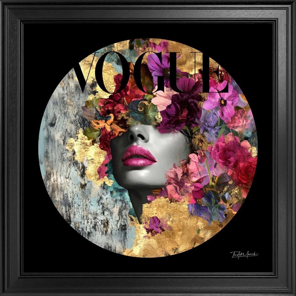 The Art Maverick - 'Amara - Gilded Glass' -  Framed Edition