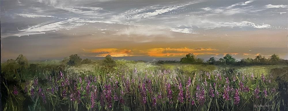 Kimberley Harris - 'Amber Horizons' - Framed Original Artwork