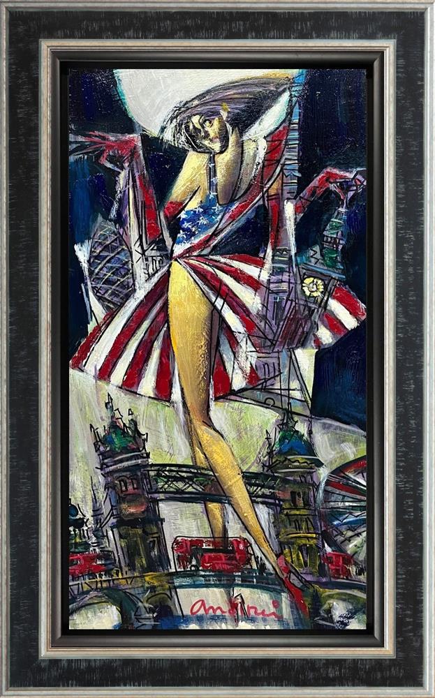 Andrei Protsouk - 'America Shopping' - Framed Original Artwork