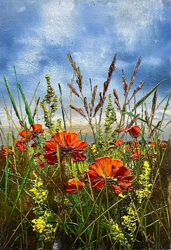 Kimberley Harris - 'Among The Poppies' - Framed Original Artwork