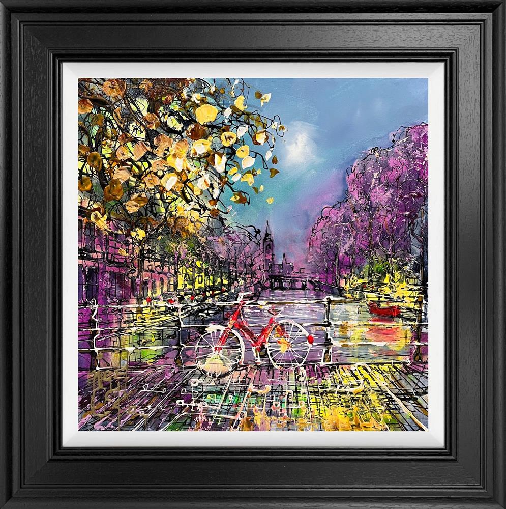 Nigel Cooke - 'Amsterdam Lights' - Framed Original Artwork