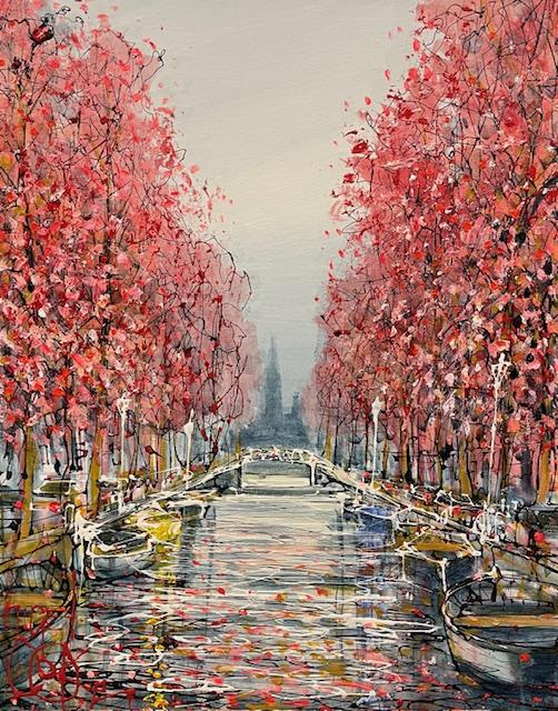 Nigel Cooke - 'Amsterdam Reflections' - Framed Original Artwork