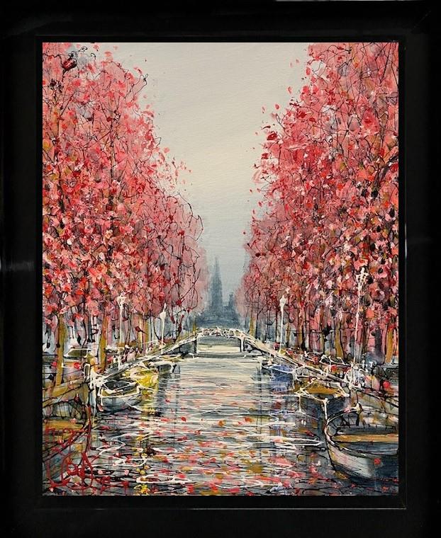 Nigel Cooke - 'Amsterdam Reflections' - Framed Original Artwork