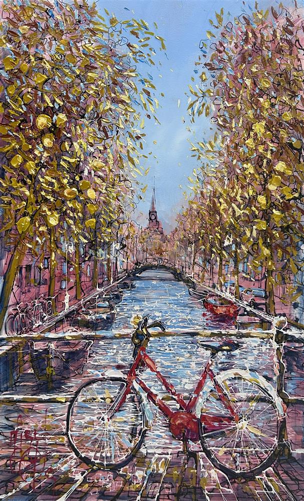 Nigel Cooke - 'Amsterdam In Bloom' - Framed Original Artwork