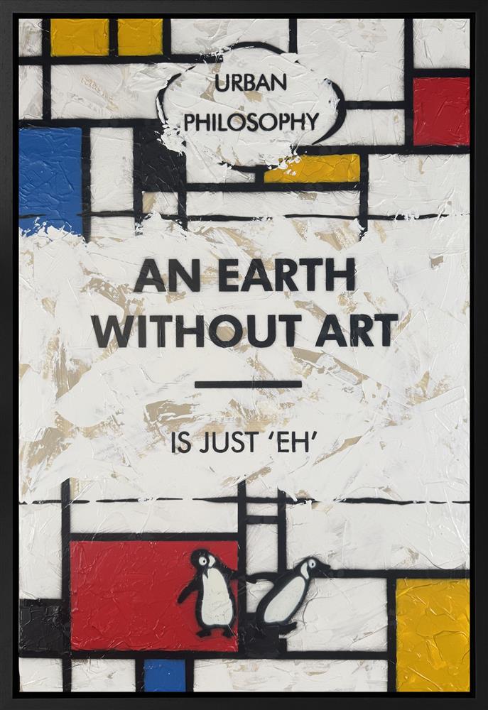 Hue Folk - 'An Earth Without Art' - Framed Original Artwork