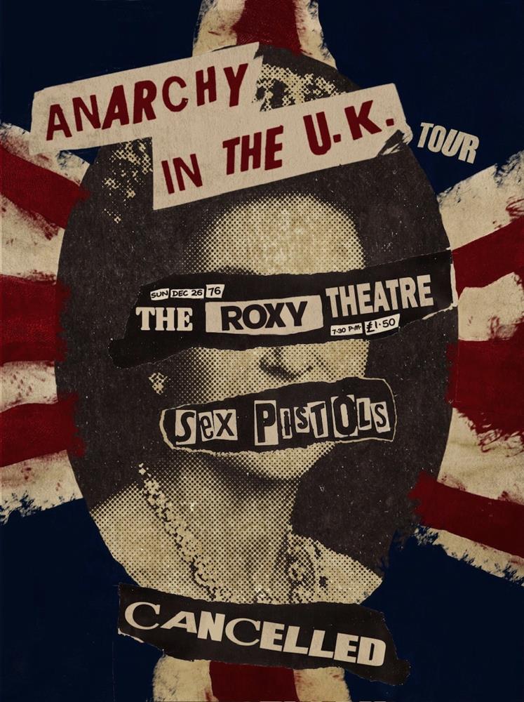 Linda Charles - 'Anarchy In The UK Tour' - Framed Original Artwork
