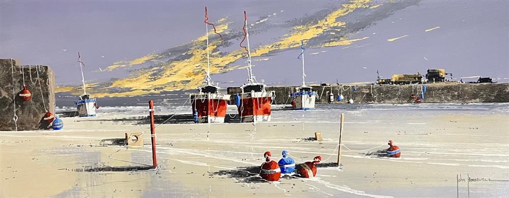 John Horsewell - 'Anchored In Silence' - Framed Original Artwork