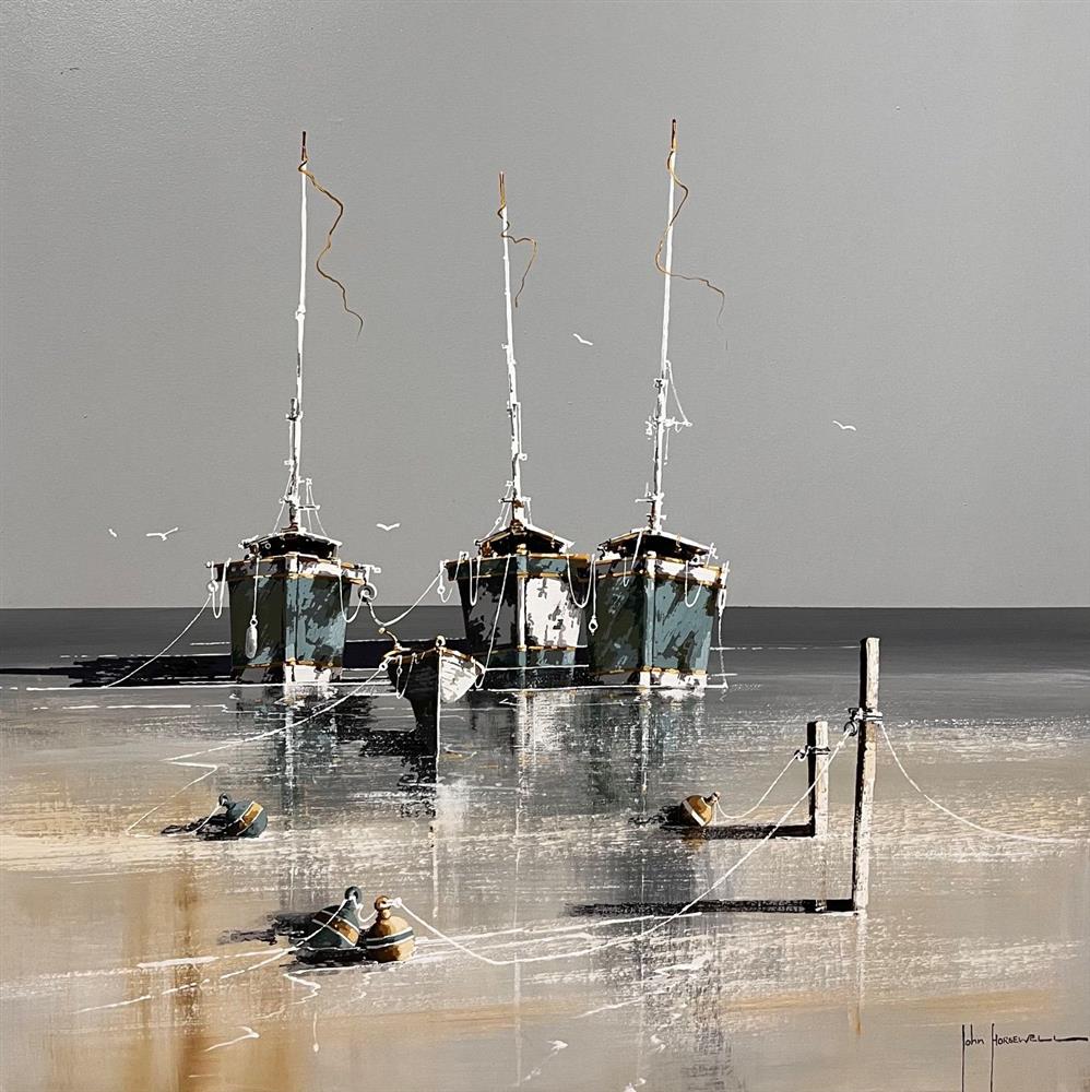 John Horsewell - 'Anchored In Silence' - Framed Original Artwork