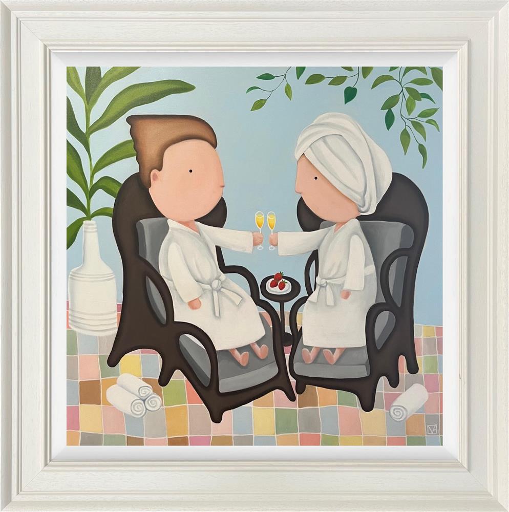 Michael Abrams - 'And Relax...' - Framed Original Artwork