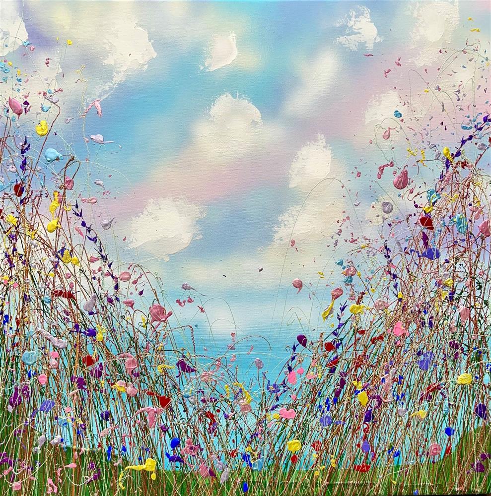 Lisa Pang - 'And The Sky Turned Magical' - Framed Original Artwork