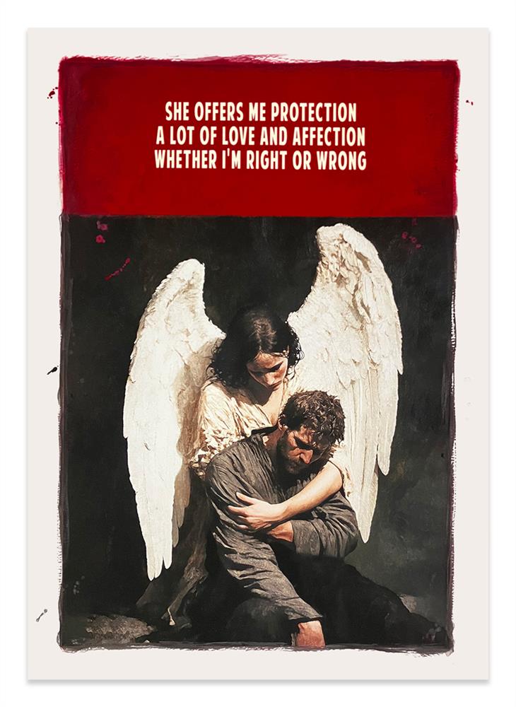 Linda Charles - 'Angels - Remastered - Deluxe ' - Framed Limited Edition