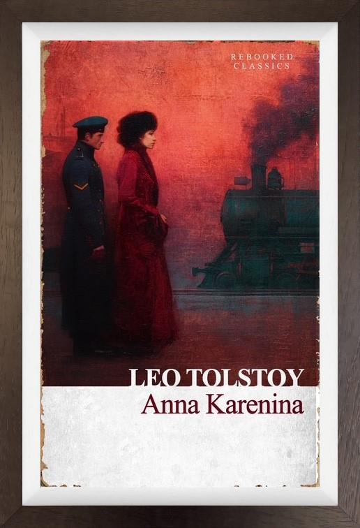 Linda Charles - 'Anna Karenina - ReBooked' - Framed Original Artwork
