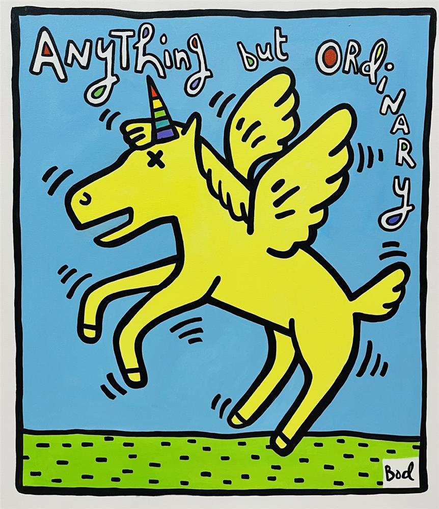 Michael Abrams - 'Anything But - Bod Series' - Framed Original Artwork