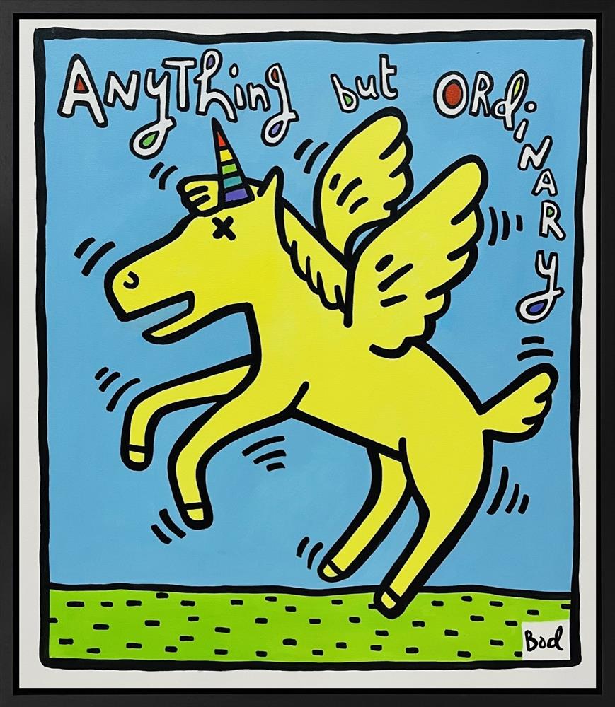 Michael Abrams - 'Anything But - Bod Series' - Framed Original Artwork