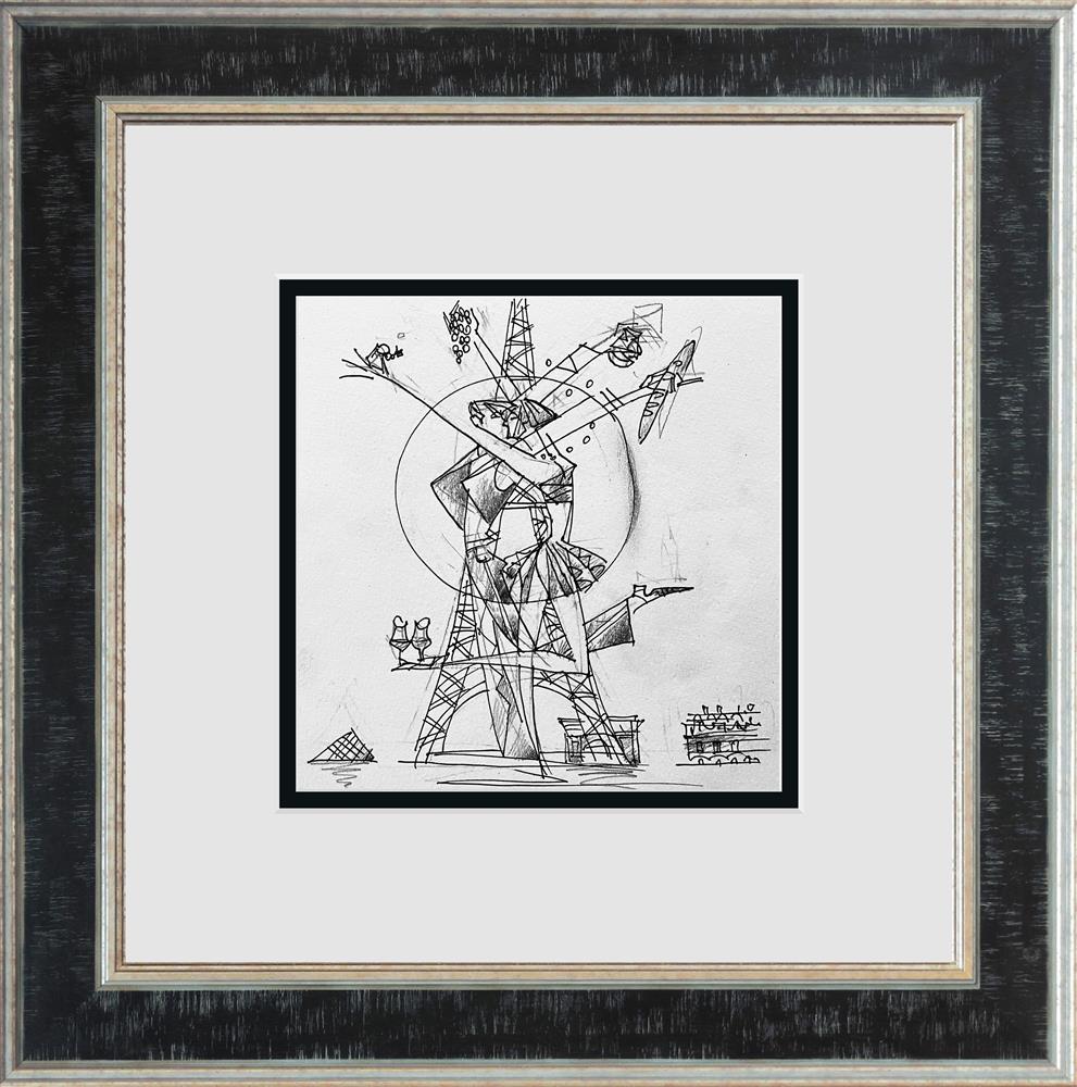 Andrei Protsouk - 'Appitzing Kiss- Study' - Framed Original Art