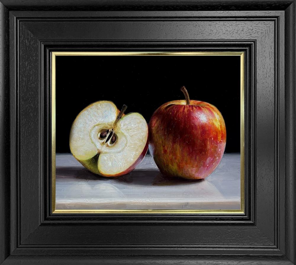 Tony Owens - 'Apple And Sliced Apple' - Framed Original Artwork
