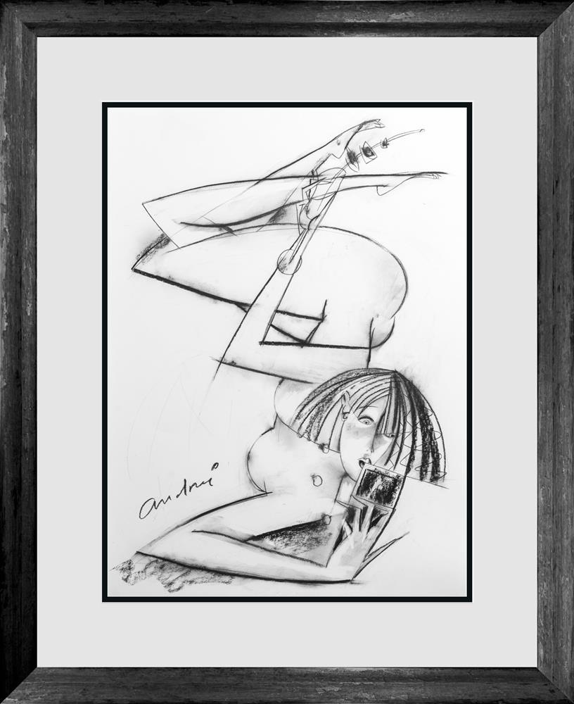 Andrei Protsouk - 'Appletini App' - Framed Original Study