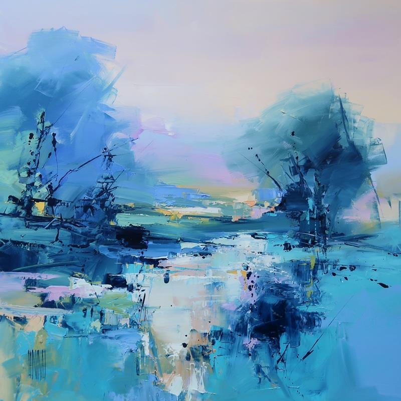 Hervé Lenouvel  'Après La Brume' - Framed Original Artwork