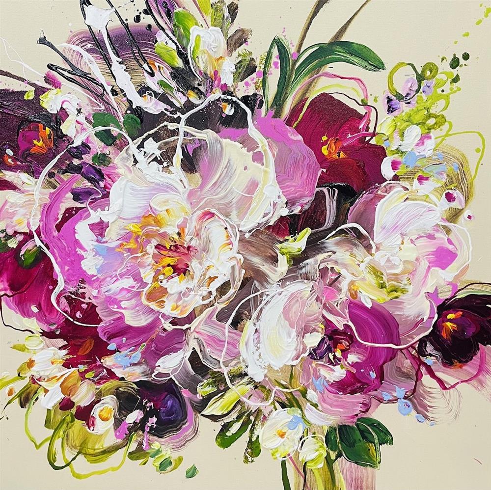 Anna Cher - 'April Breeze' - Framed Original Artwork