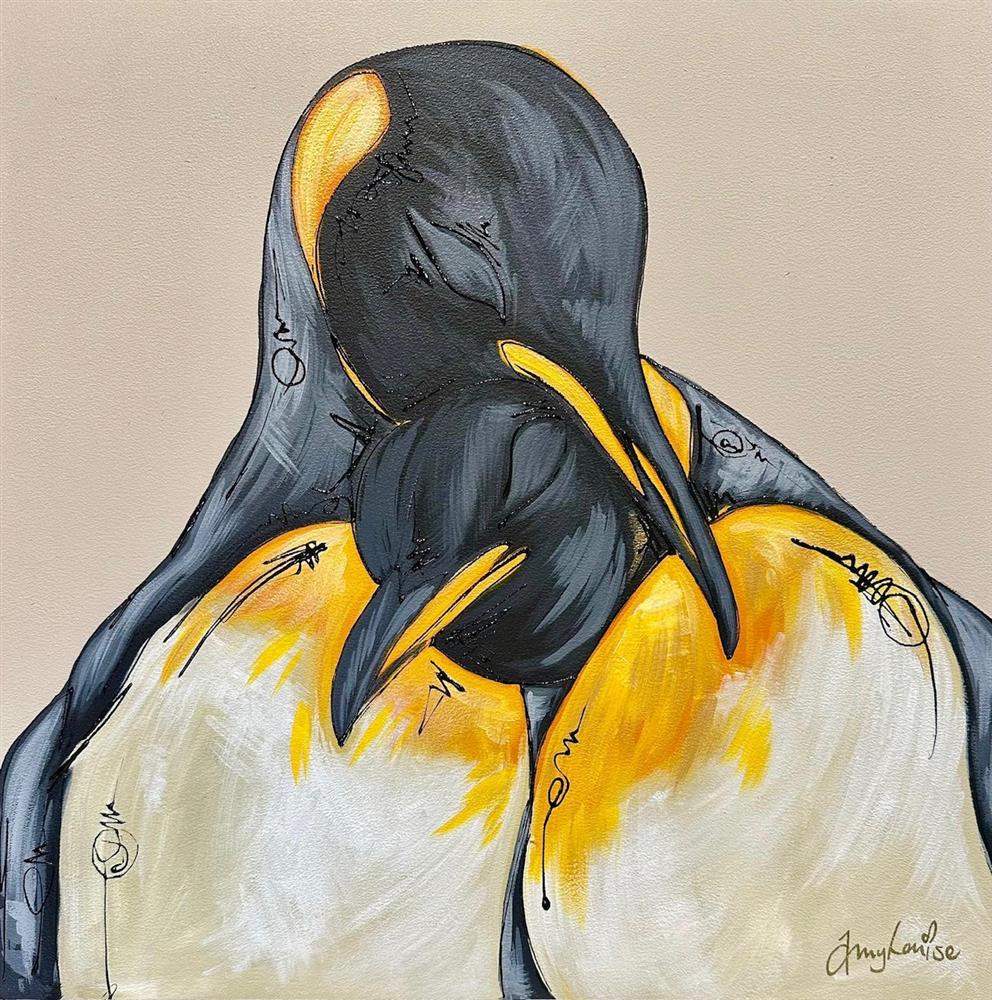 Amy Louise - 'Artic Embrace' - Framed Original Art