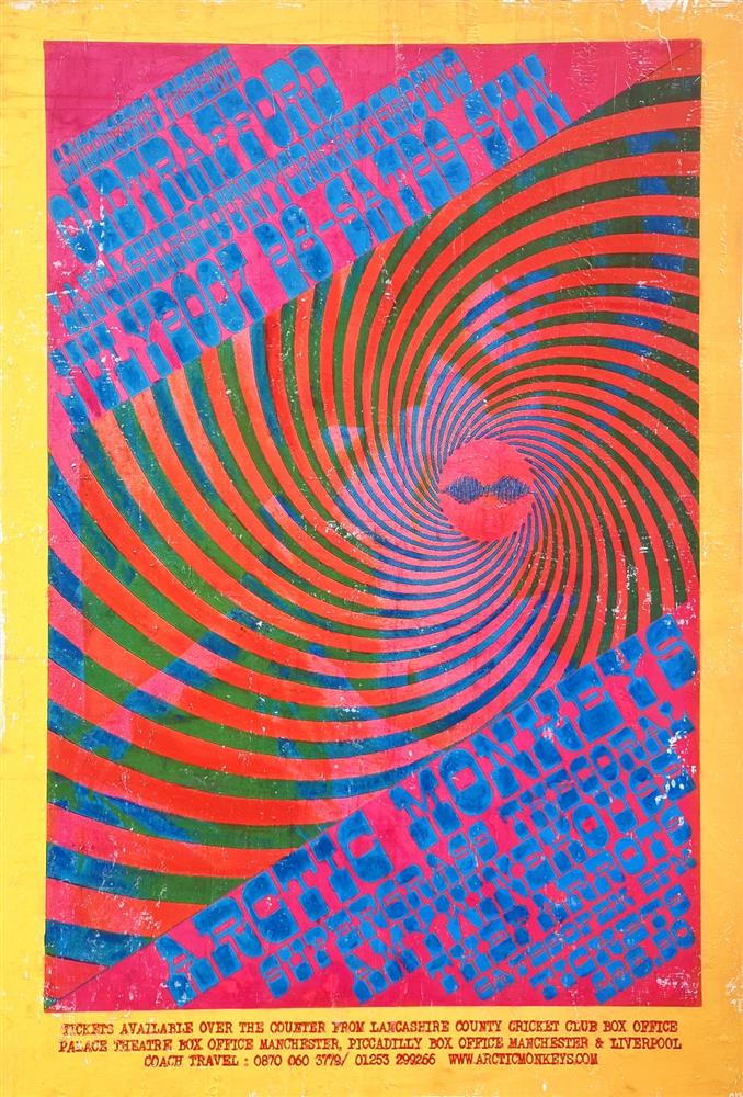 Linda Charles - 'Artic Monkeys - Old Trafford 2007' - Framed Original Artwork