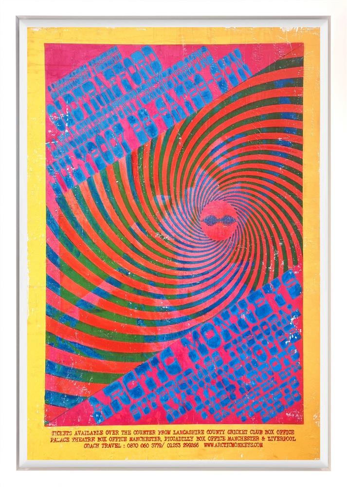 Linda Charles - 'Artic Monkeys - Old Trafford 2007' - Framed Original Artwork