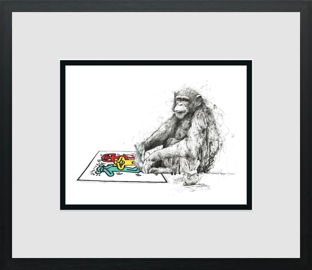 Scott Tetlow - 'Art Class' - Miniature - Framed Limited Edition Print