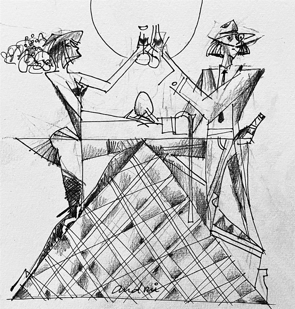 Andrei Protsouk - Art Collectors - Study' - Framed Original Art