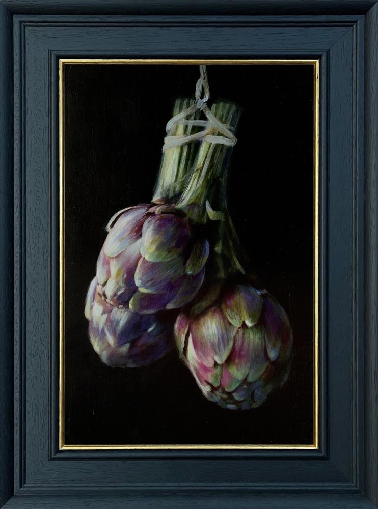 Rachele Dryden-Smith - 'Artichokes' - Framed Original Artwork