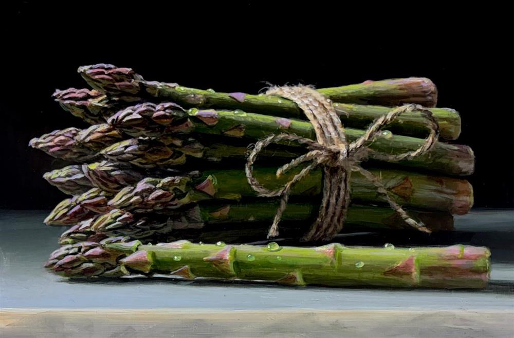 Tony Owens - 'Asparagus In Spring' - Framed Original Artwork
