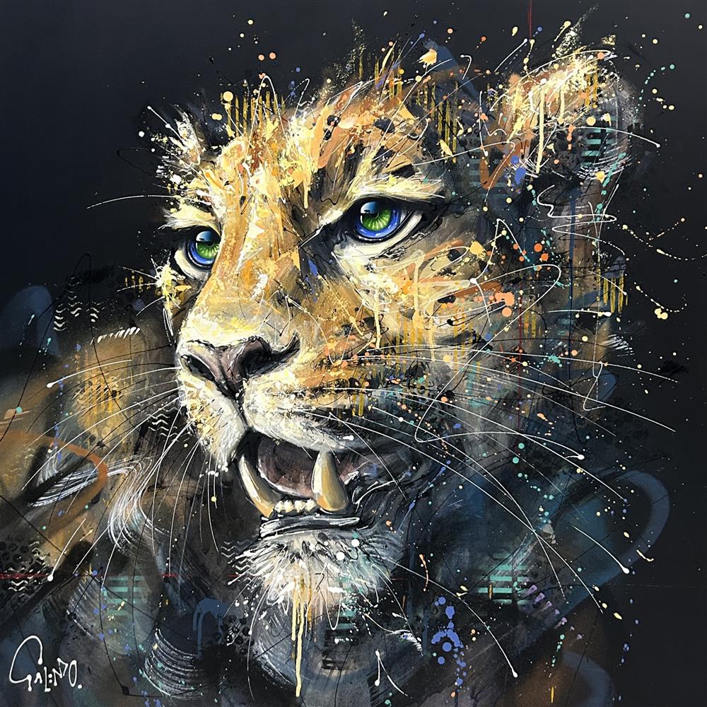 Joe Galindo - 'Atlas' - Framed Original Artwork