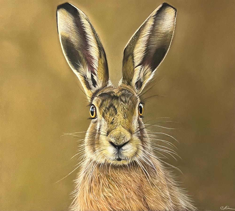 Clare Parkes - 'Autumn Gaze' - Framed Original Art