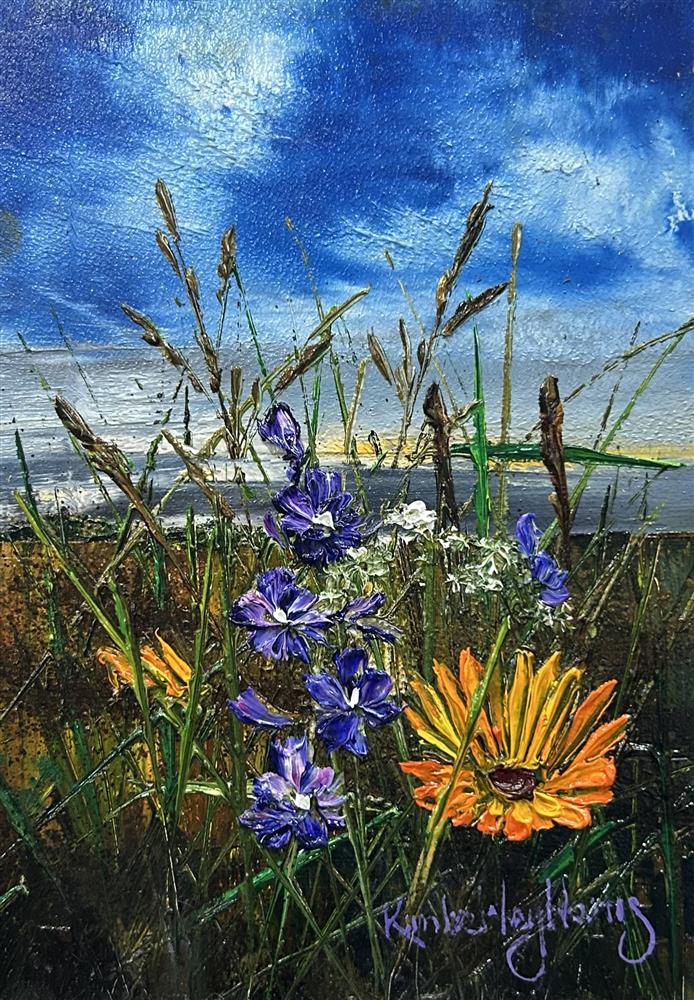 Kimberley Harris - 'Autumn Hope- Miniature size' - Framed Original Art