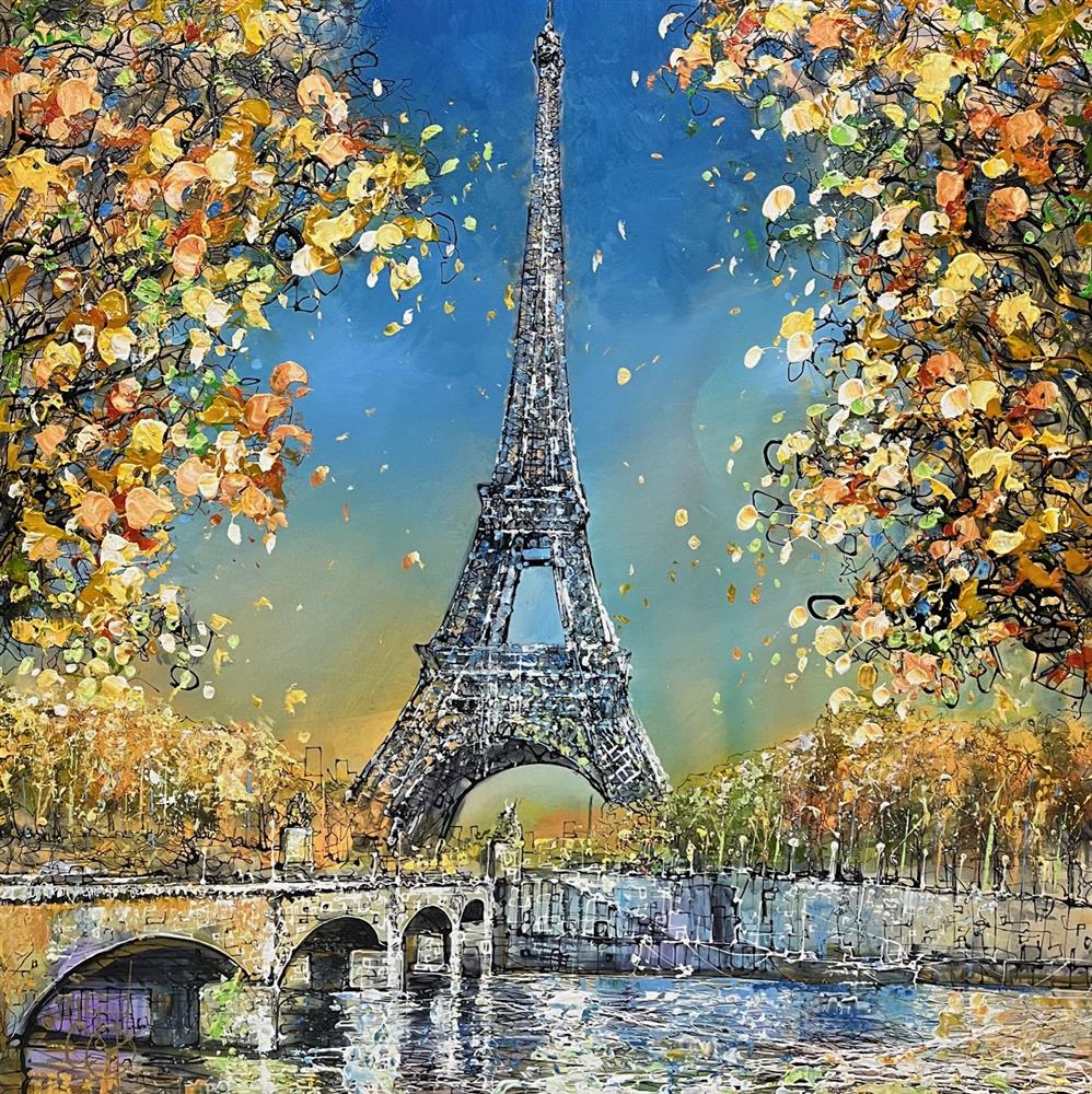 Nigel Cooke - 'Autumn In Paris' - Framed Original Artwork